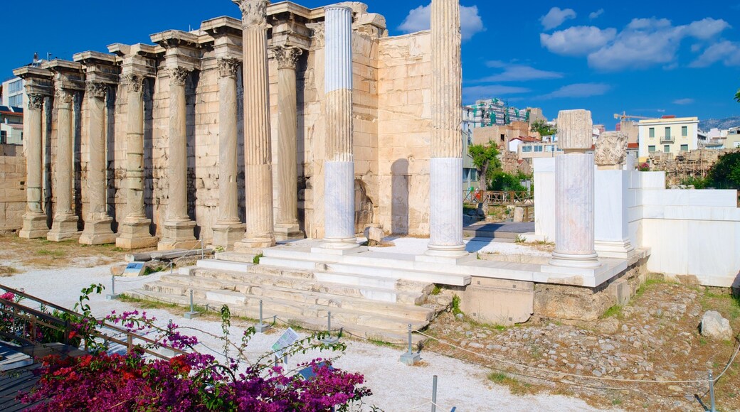 Hadrian\'s Library showing heritage elements, heritage architecture and building ruins