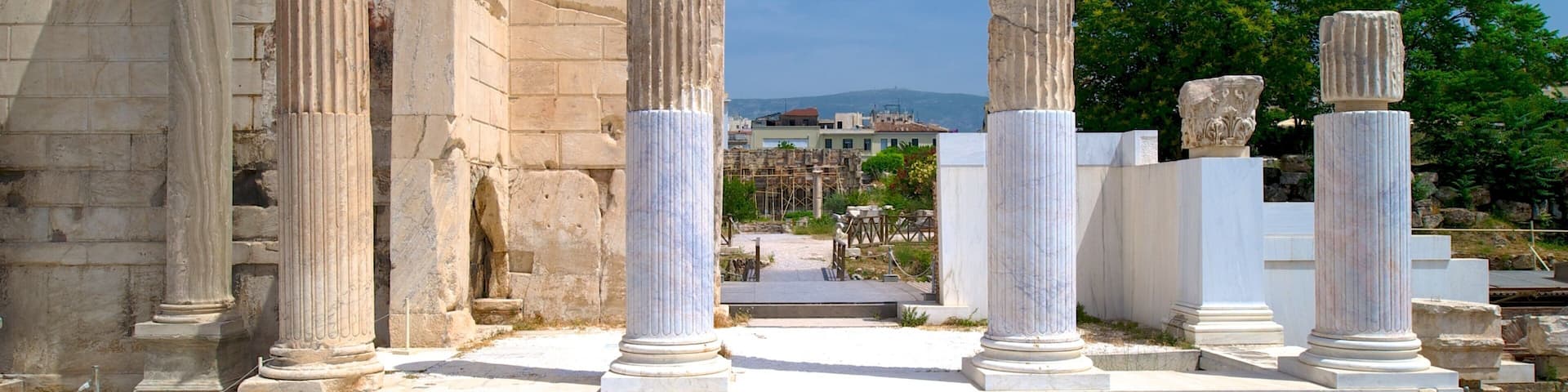 Athens featuring a ruin, heritage elements and heritage architecture