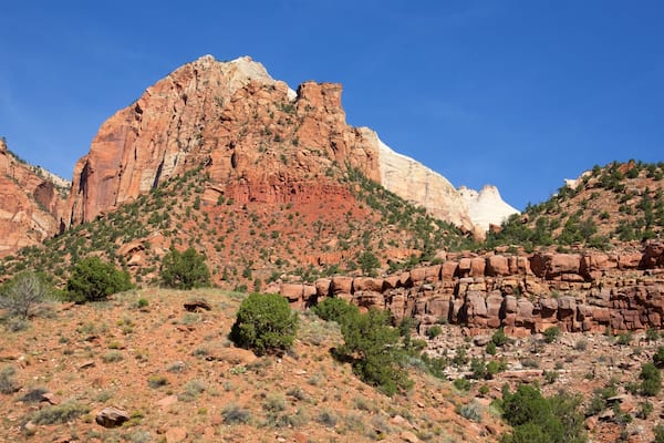 Zion Human History Museum which includes landscape views, mountains and tranquil scenes