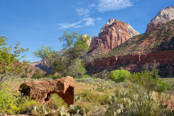 Zion Human History Museum mit einem Landschaften, Berge und ruhige Szenerie