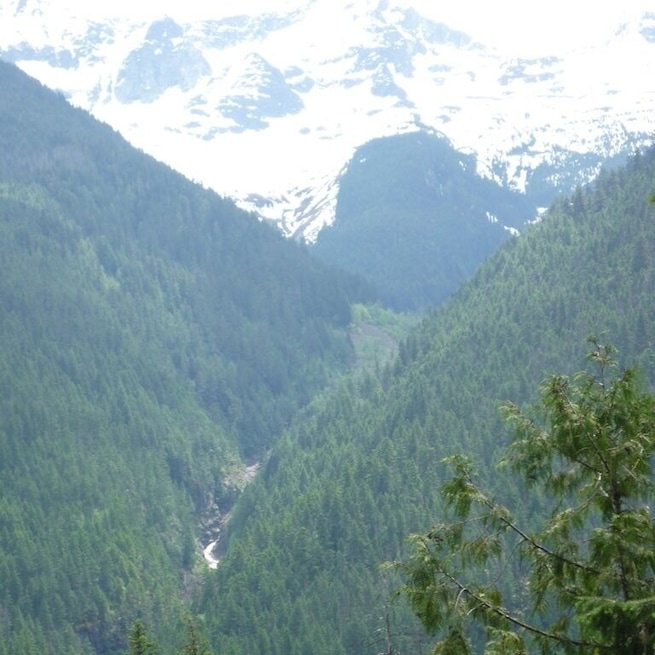 Amongst the mountains.