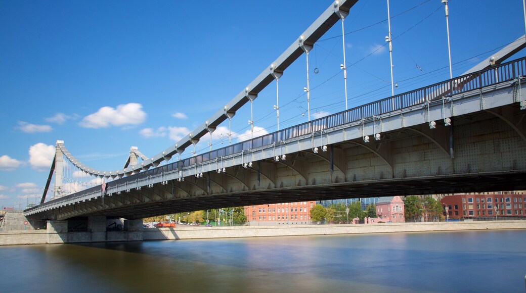 Crimean Bridge featuring a bridge and a river or creek