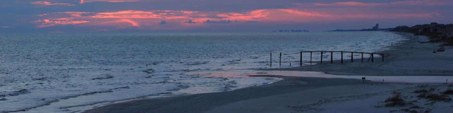 Awesome view of the sunset from Pinnacle Port. Close to all of the fun of PCB but also right on 30A for some great restaurants .