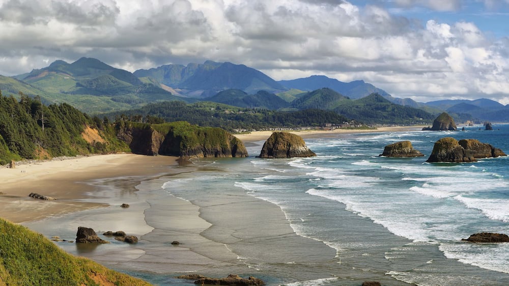 Cannon Beach in Oregon