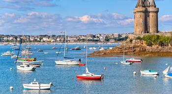 Solidor tower on atlantic coas in Saint Malo, Brittany, France; Shutterstock ID 108524861
