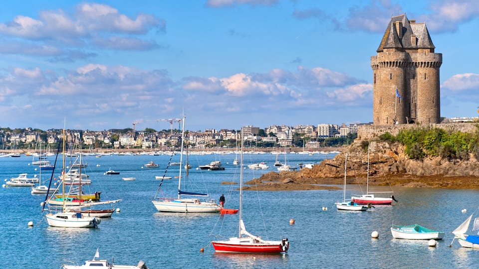 Solidor tower on atlantic coas in Saint Malo, Brittany, France; Shutterstock ID 108524861