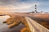 North Carolina Outer Banks Bodie Island Lighthouse Autumn Morning Marsh Boardwalk, Shutterstock ID 164239178, purchase_order: SP-1269 HA 2018 Batch 1, Order: , client: , other: