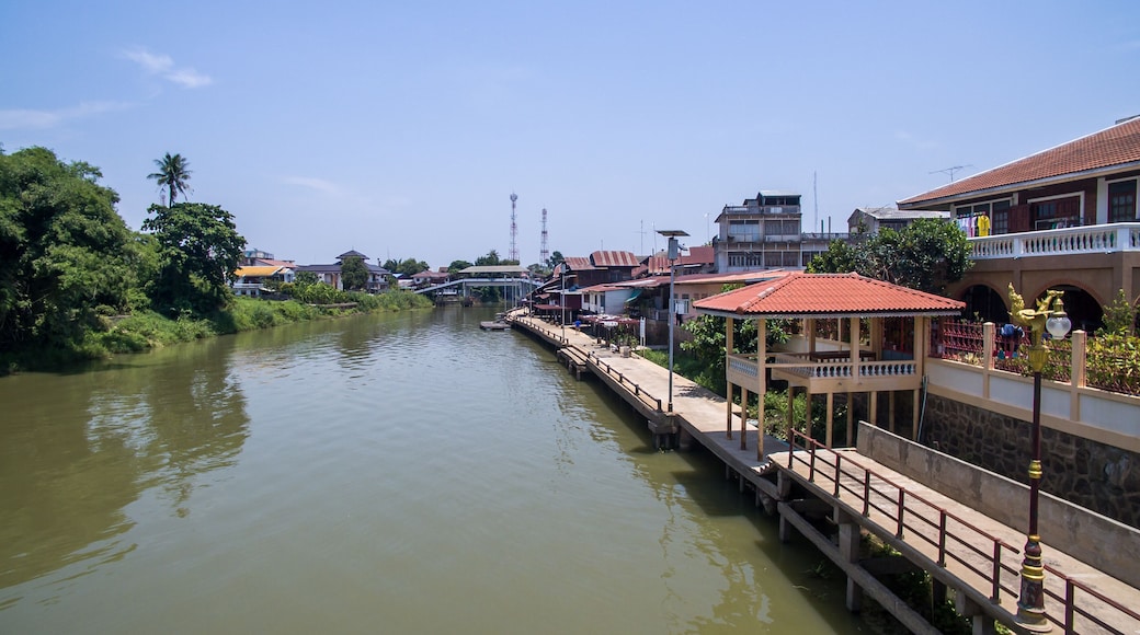 Community on the Tha Chin River in the Sam Chuk 100 Years Market Area, Suphan Buri