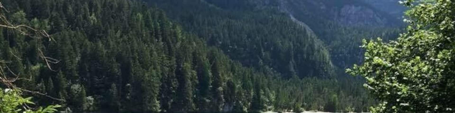 Trentino- region of beautiful lakes and mountains.