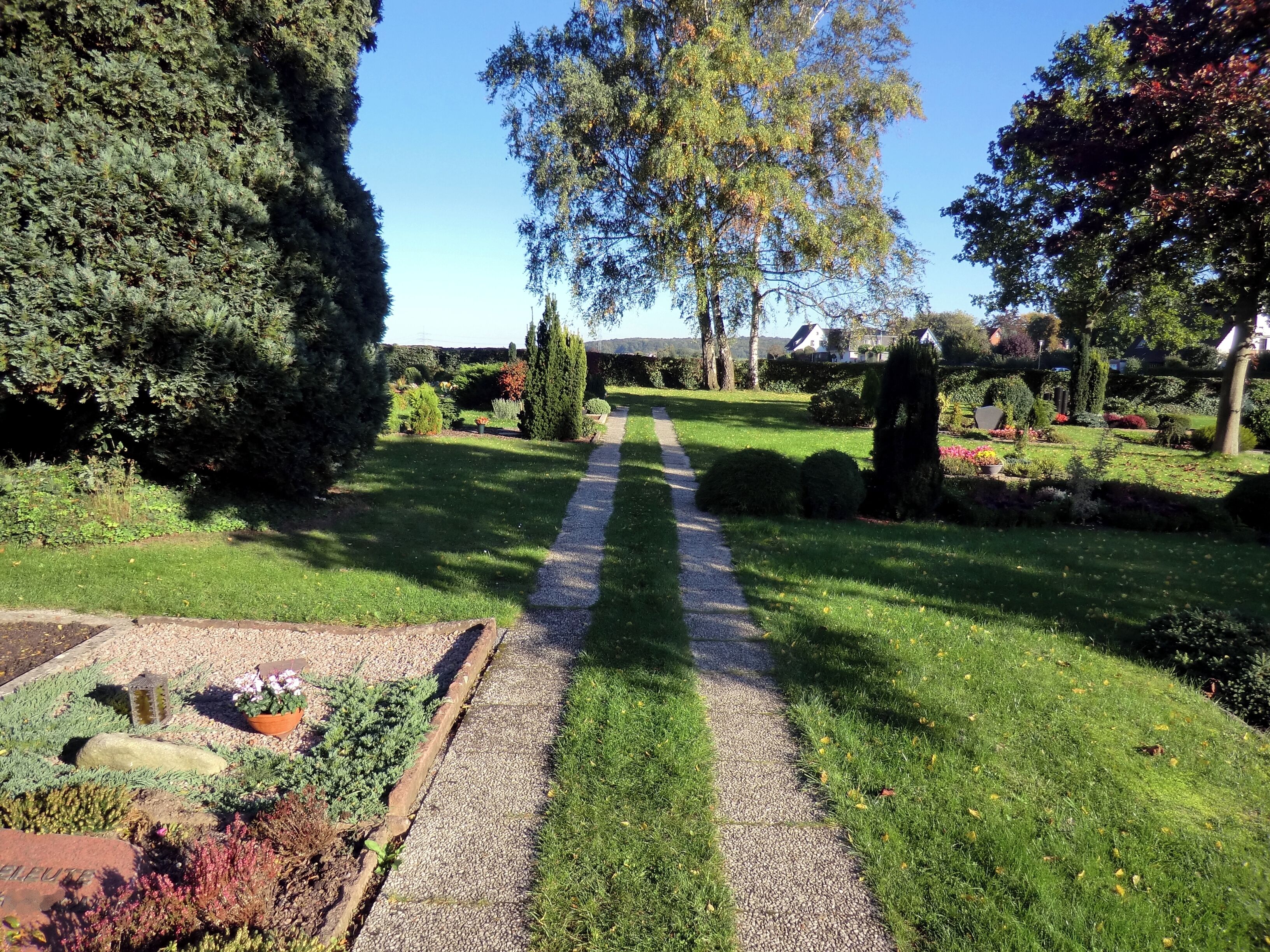 Friedhof im Ortsteil Hiddenhausen