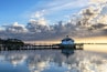 Roanoke Marshes Lighthouse at Sunrise with Dramatic Sky - Manteo, North Carolina