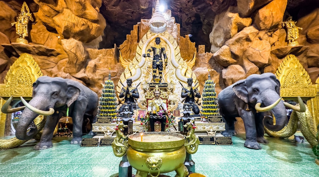Wat Maneewong or Maniwong temple in Nakhon Nayok, Thailand