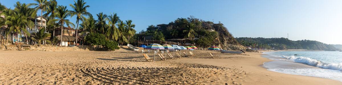 Plage de Mazunte, Oaxaca, Mexique