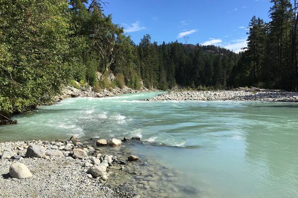 Beautiful campground with world class mountain and river views. Follow the trail to Green River and dip your toes in the glacier fed water.