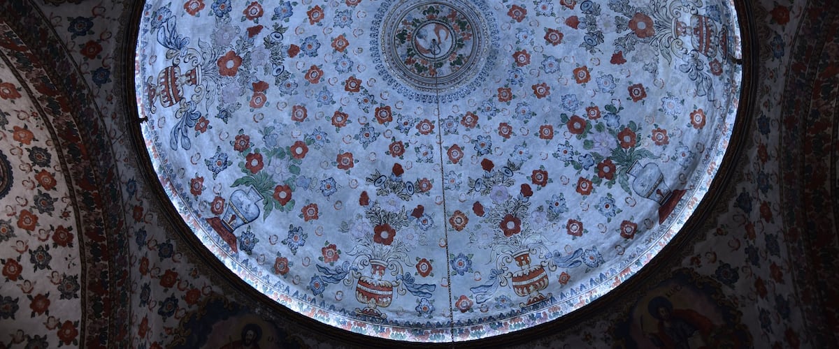 Coupole de San Jerónimo Tlacochahuaya, Mexique