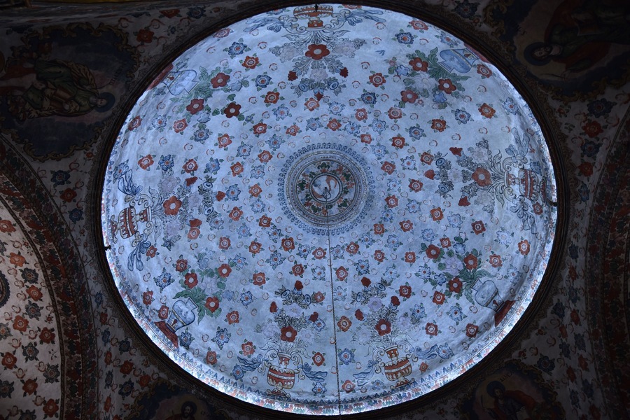 Coupole de San Jerónimo Tlacochahuaya, Mexique