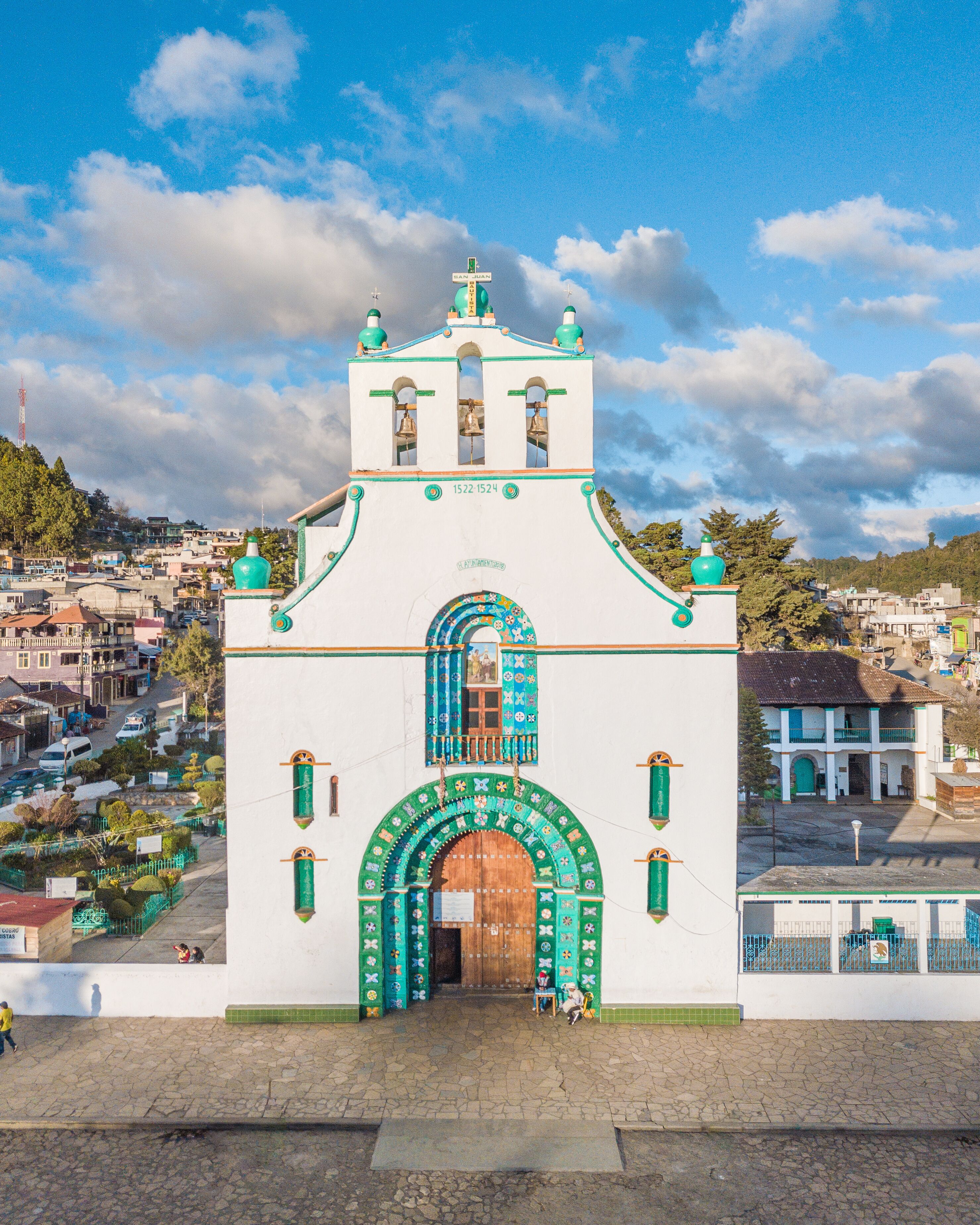 San Juan Chamula Church near San Cristobal de las Casas in Chiapas, Mexico