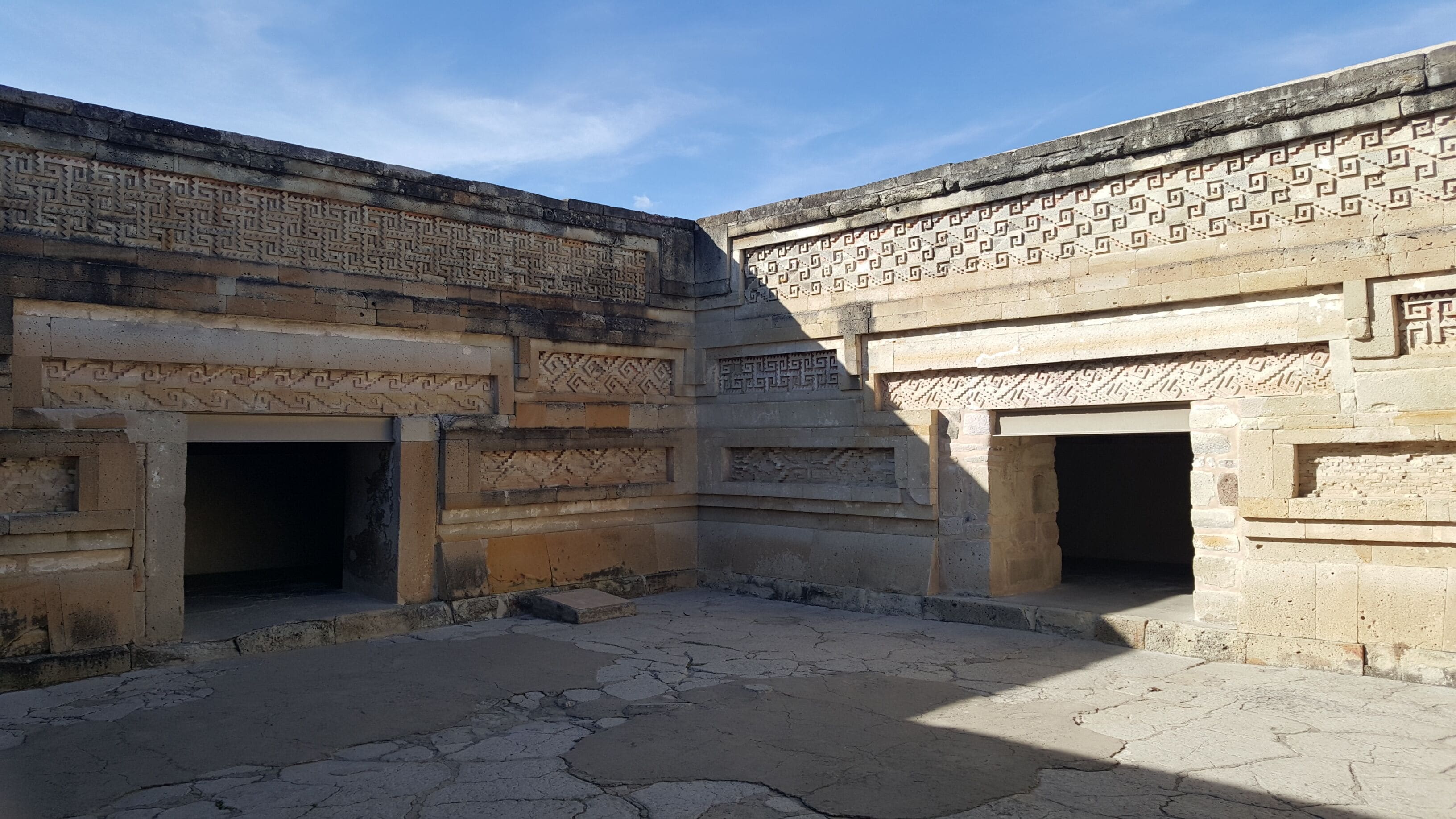 #lifeatexpedia #weloveourmarkets #latam #mexico #oaxaca #patterns  The word Mitla or Mictlán is of Nahuatl origin and means "Place of the Dead" or "Underworld." It is characterized by its ornamented constructions with fretwork mosaics of the same type but with stylistic variations and by the cruciform tombs that have been found under the palaces, in which surely great characters and priests were buried.