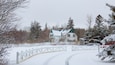 Green Gables Heritage Place which includes snow and a house