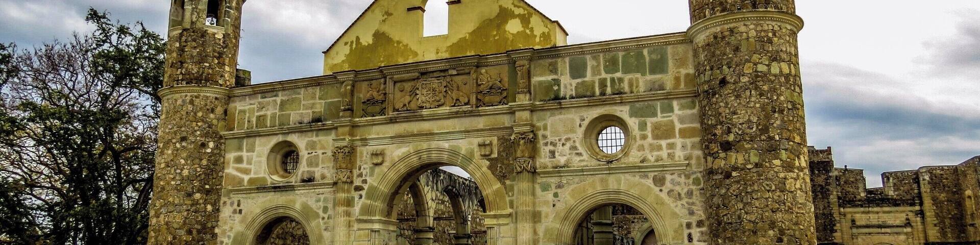 Ex-convent of Cuilapam de Guerrero in the city of Cuilapam de Guerrero, Oaxaca, Mexico.