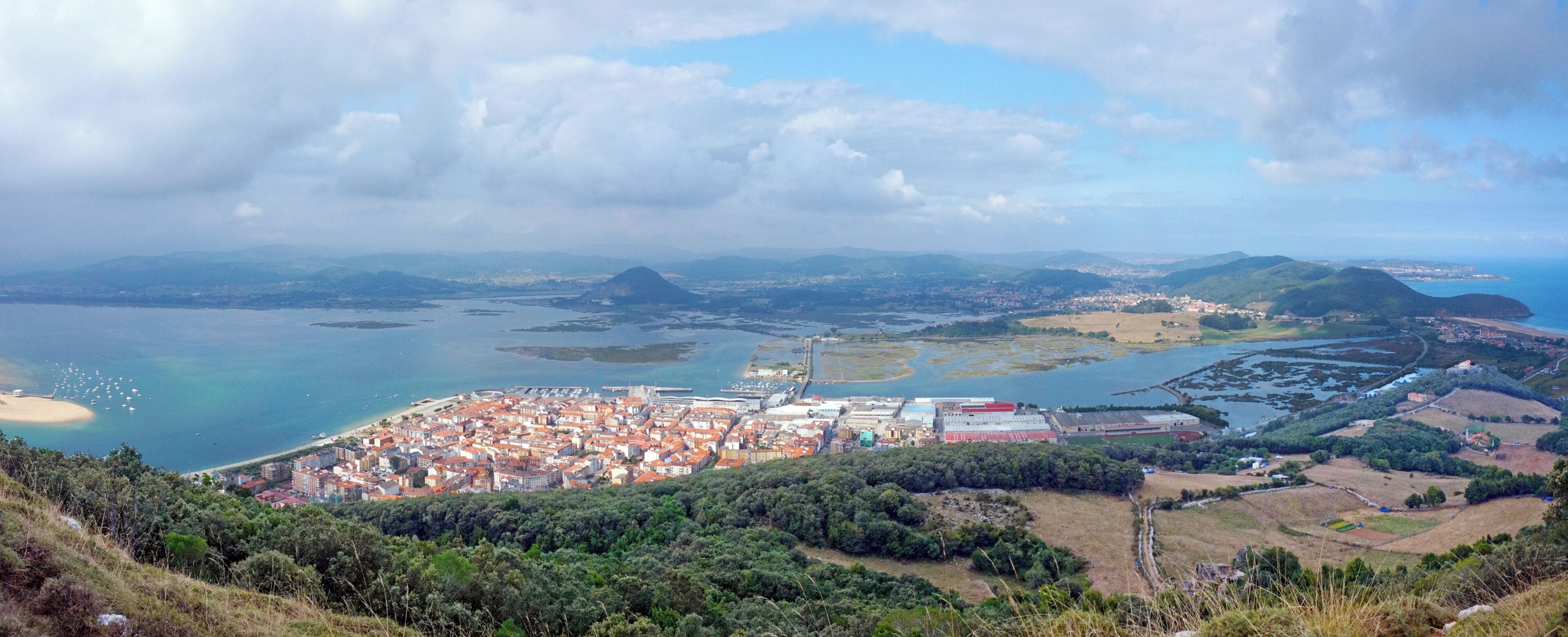 View from Monte Buciero in Santoña, Spain.