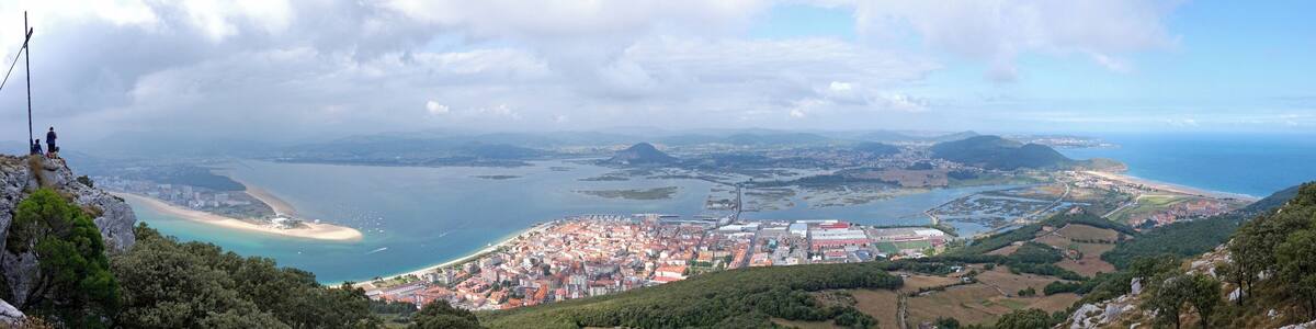 View from Monte Buciero in Santoña, Spain.