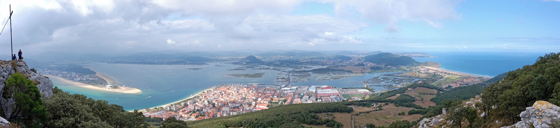 View from Monte Buciero in Santoña, Spain.