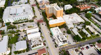 Aerial photo Atlantic Avenue Delray Beach Florida USA