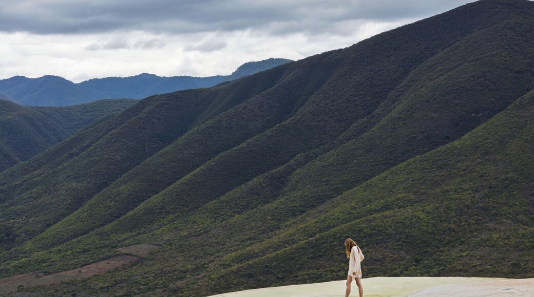 The petrified waterfall outside of Oaxaca in Mexico is stunning! I visited this place on an Intrepid Travel trip. Intrepid is one of my favorite clients because I love their itineraries, travel ethics and local touch.