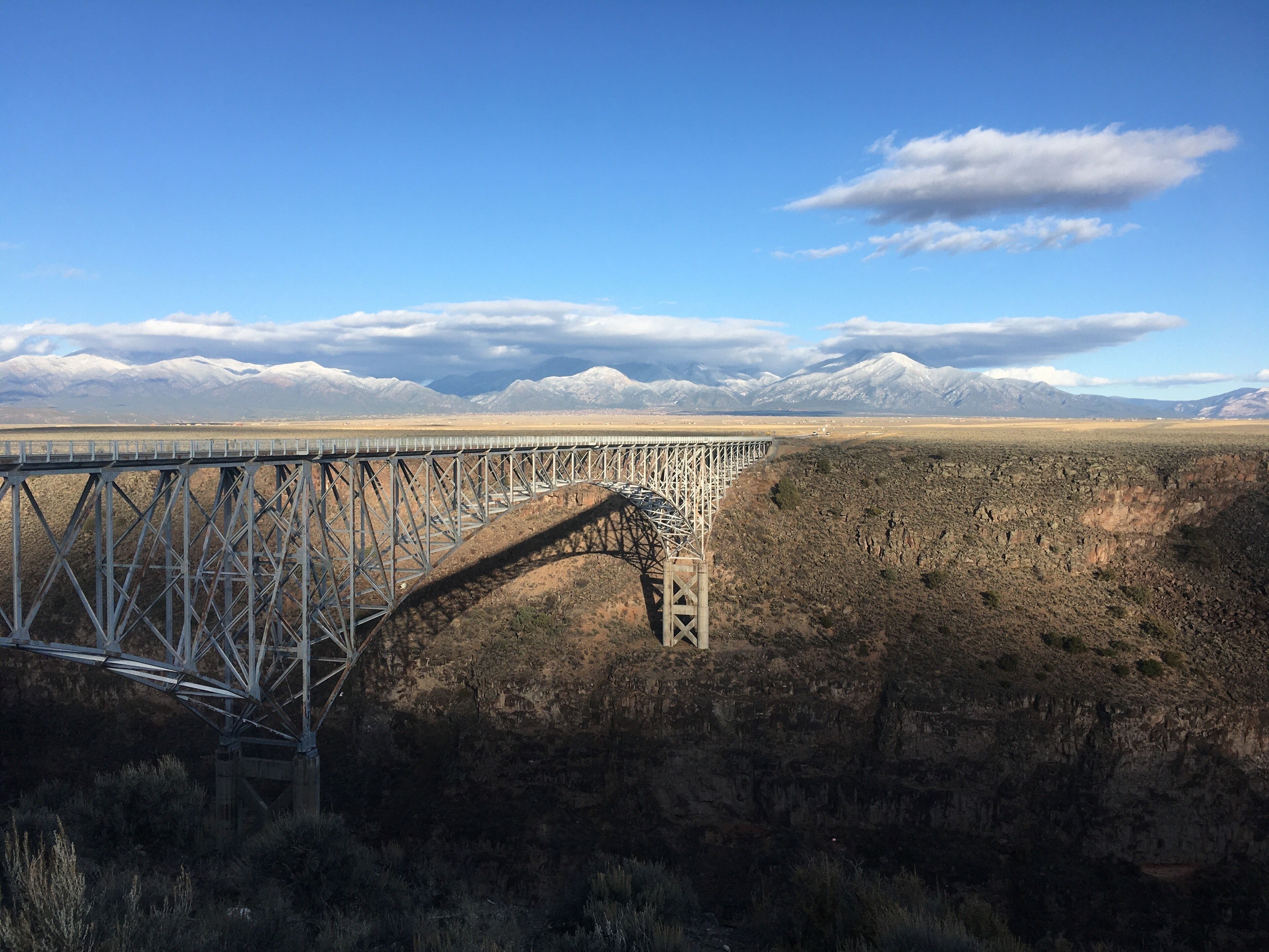 Bluebird day looking toward Taos, NM - big skies, big heart.