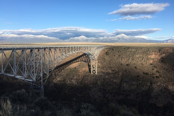 Bluebird day looking toward Taos, NM - big skies, big heart.