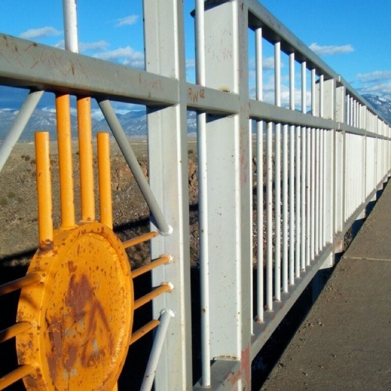 The views from here spectacular (particularly at sunrise) but the bridge itself is a unique piece of history itself. 
