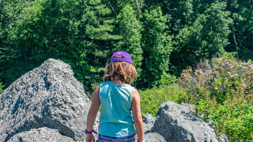 Hiking Rocky Ridge Park in York, PA