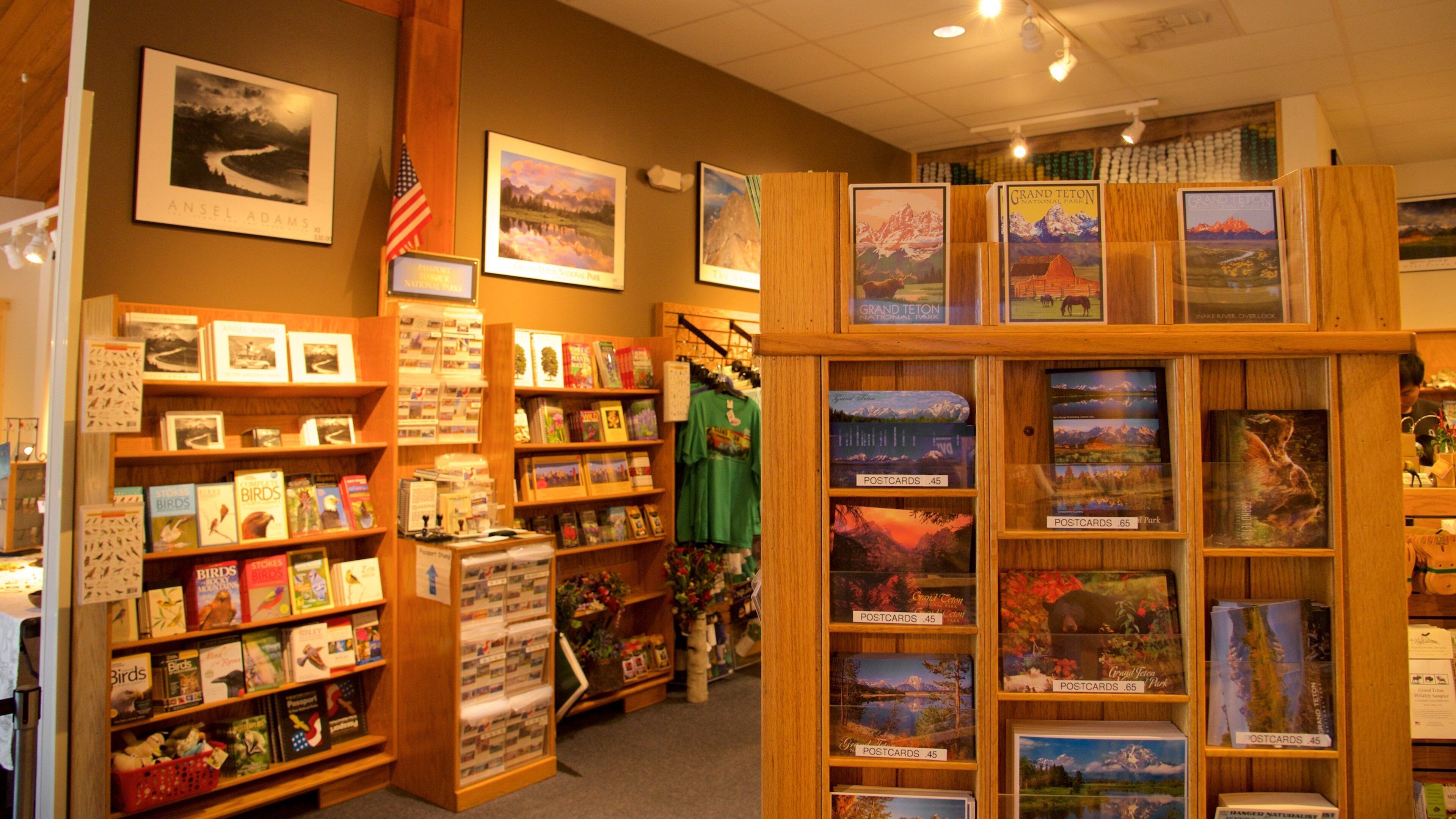 Colter Bay Marina showing interior views