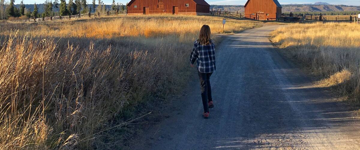 Harriman State Park in Idaho is just outside Yellowstone's border. We rented the bunkhouse with eight (!) other families for a weekend of hiking, mountain biking, and Nerf battles. Plus, a whole lot of eating. There are also a couple yurts and smaller cabins for rent.