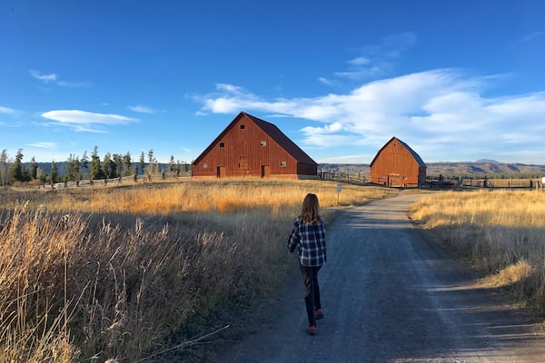 Harriman State Park in Idaho is just outside Yellowstone's border. We rented the bunkhouse with eight (!) other families for a weekend of hiking, mountain biking, and Nerf battles. Plus, a whole lot of eating. There are also a couple yurts and smaller cabins for rent.