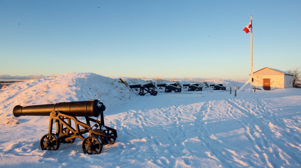 Prince Edward Battery qui includes neige