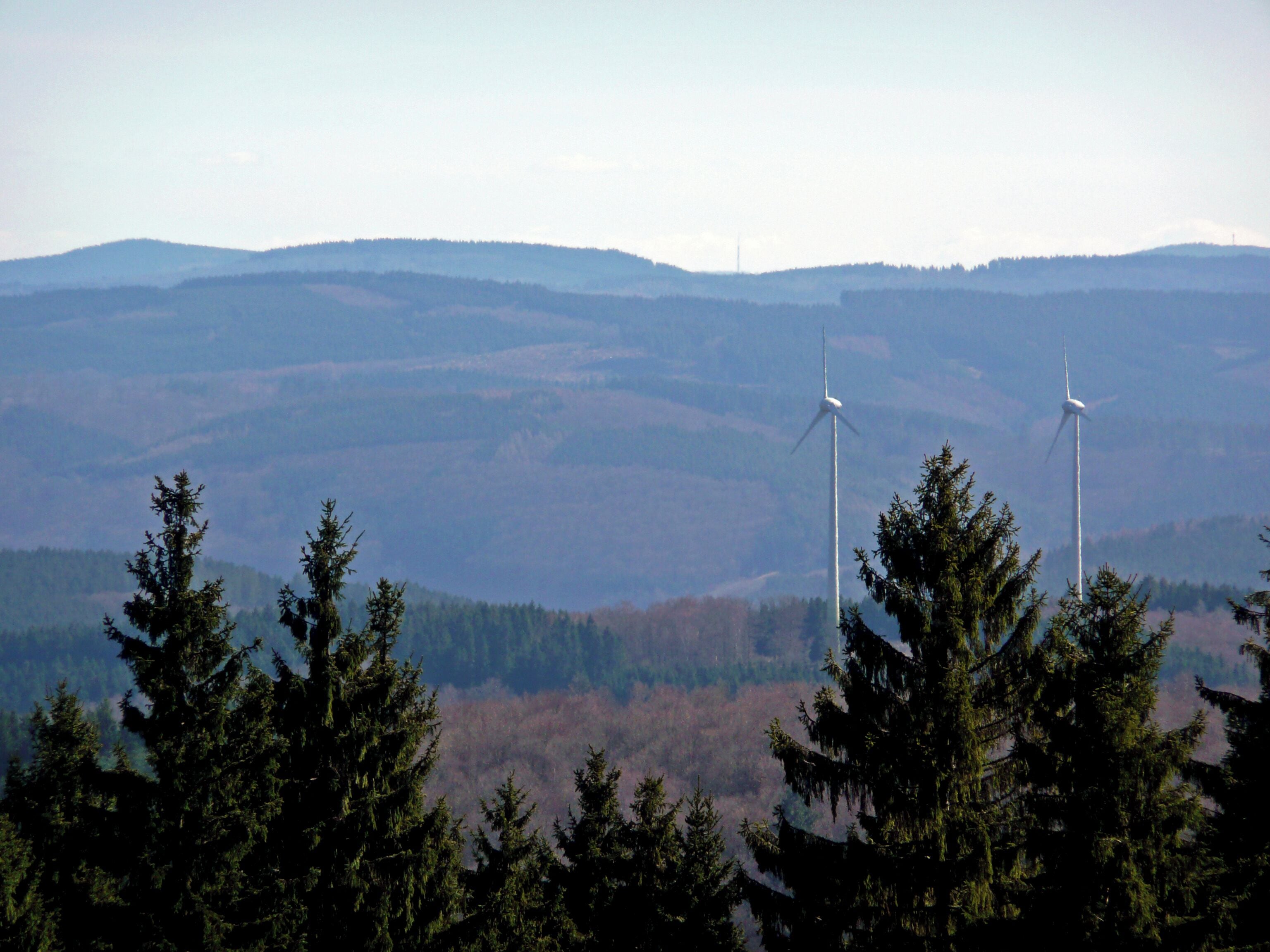 Blick in die Richtung zum Biggesee