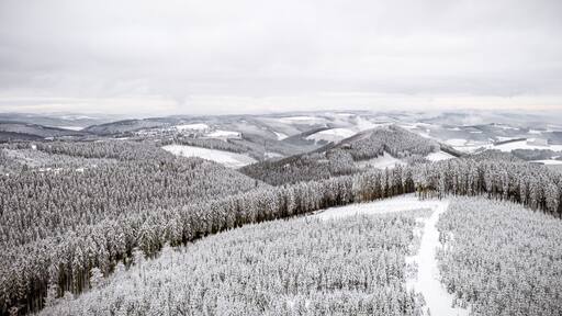 Winterlandschaft in Deutschland