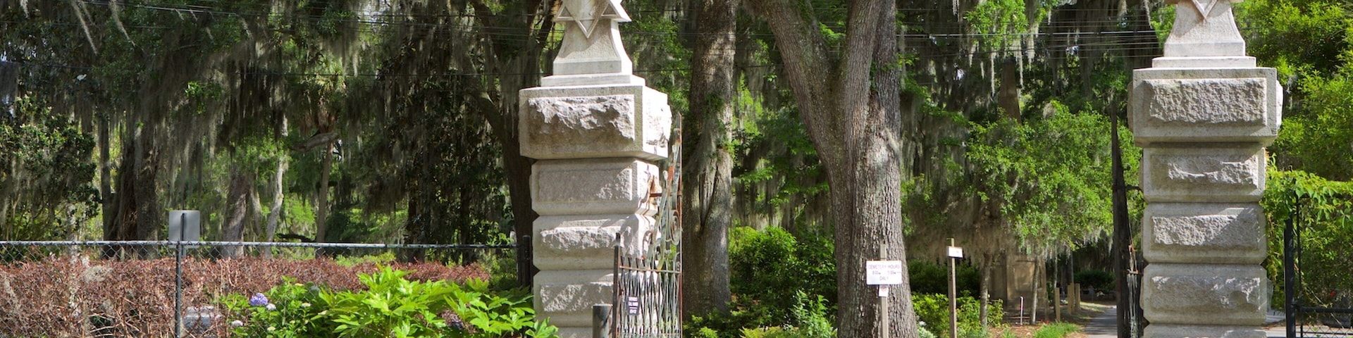 Bonaventure Cemetery que inclui um cemitério