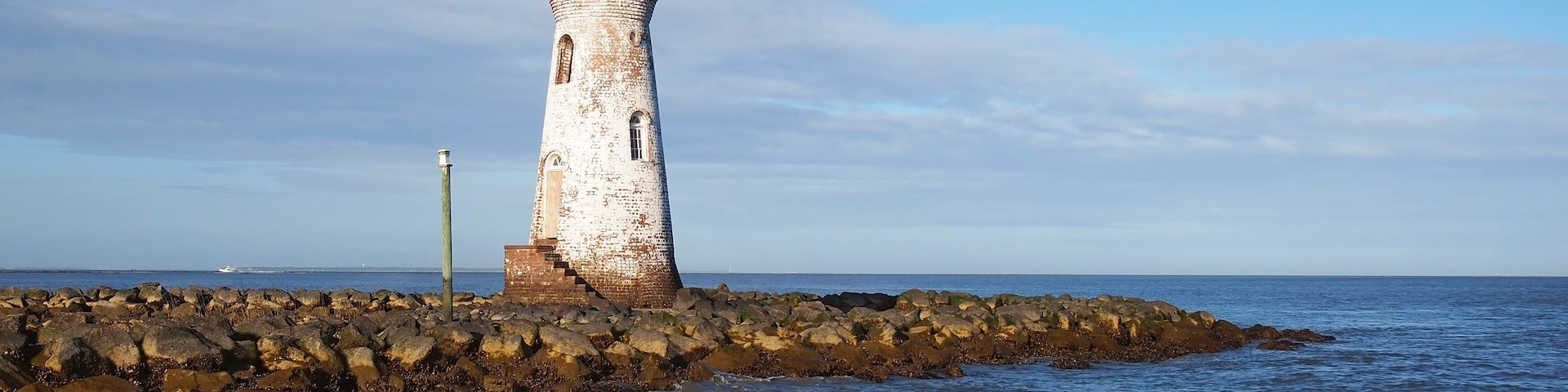 Cockspur Island Lighthouse Low Tide