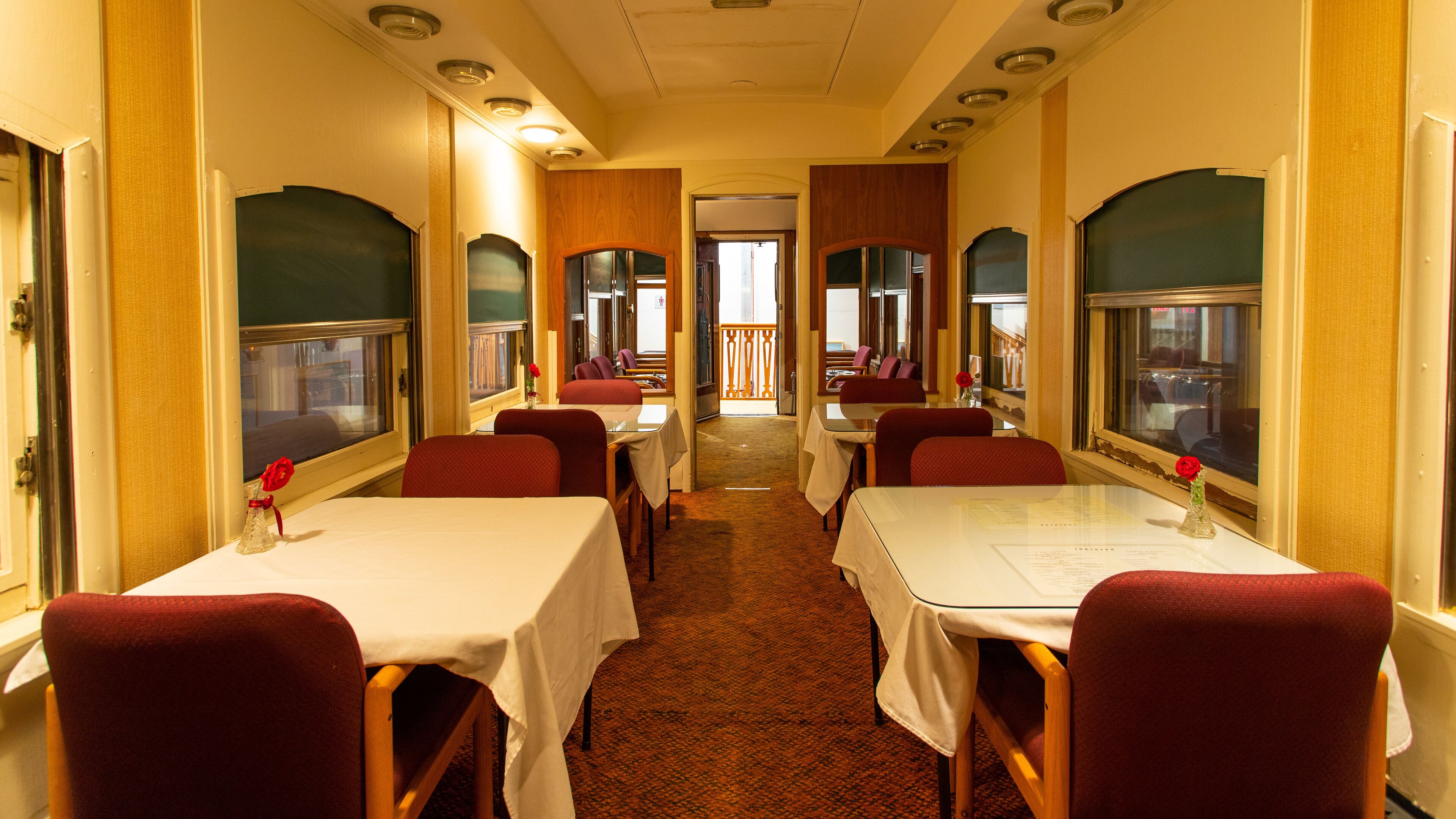 Revelstoke Railway Museum which includes railway items and interior views