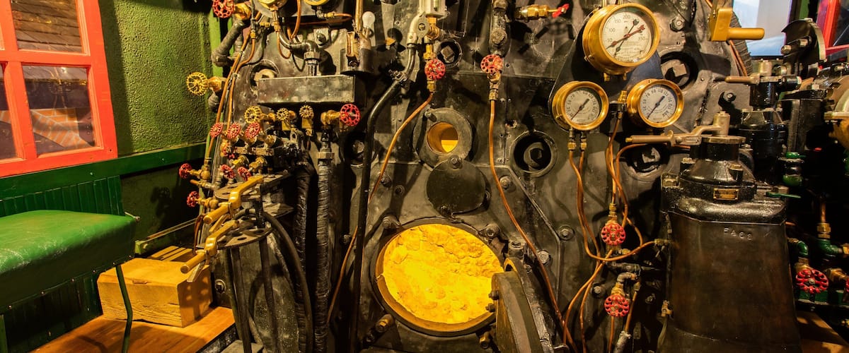 Revelstoke Railway Museum featuring heritage elements