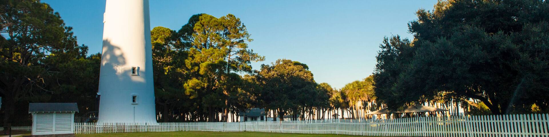 Lighthouse at Hunting Island State Park, South Carolina, Beaufor