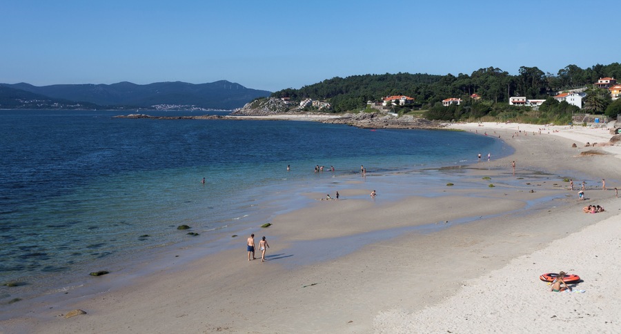 Beach of Porto do Son, Galicia (Spain).