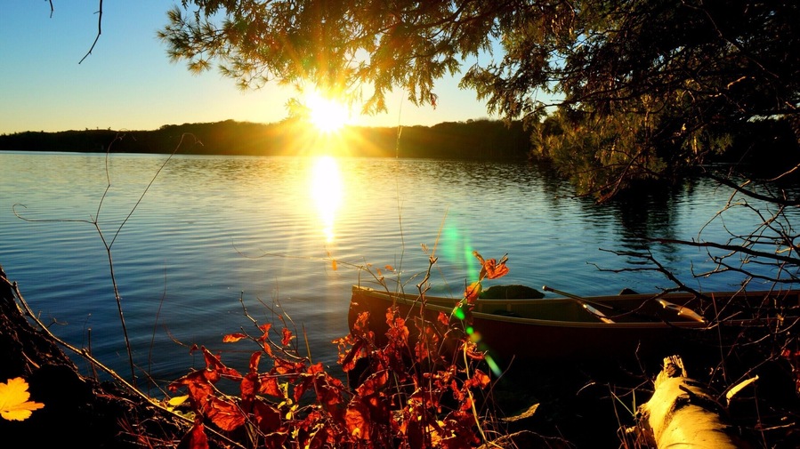 Sunsets while camping as the best!