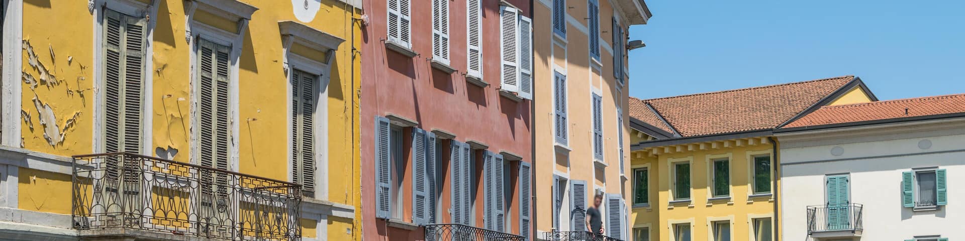 Garibaldi square in Crema Italy