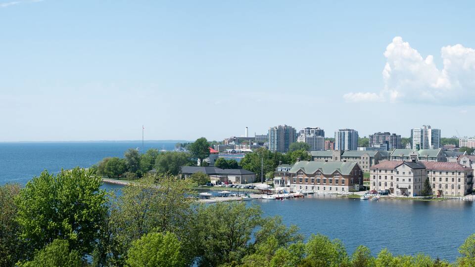 Panorama of Kingston, Ontario from Fort Henry