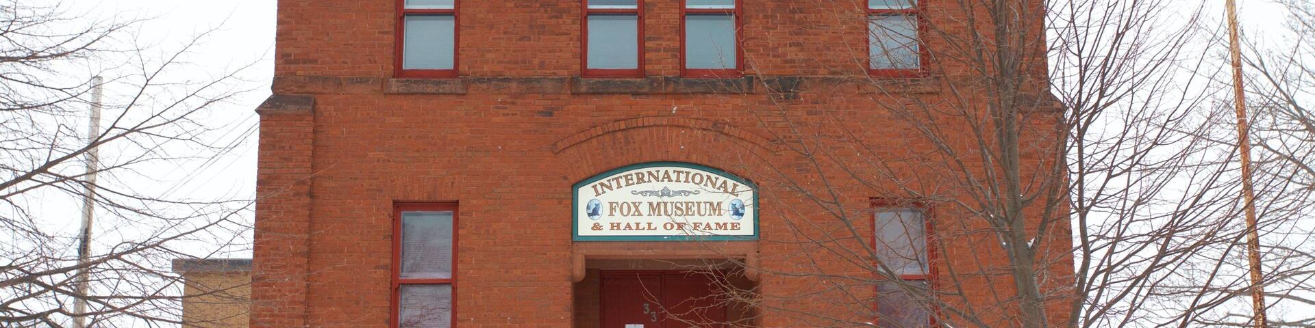 International Fox Museum and Hall of Fame which includes snow
