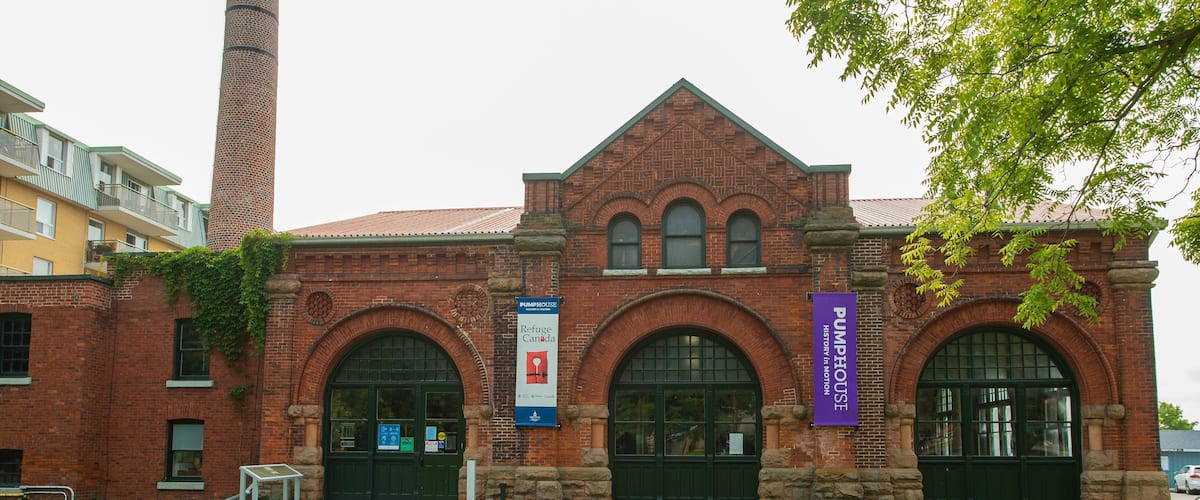 Pump House Steam Museum which includes heritage architecture